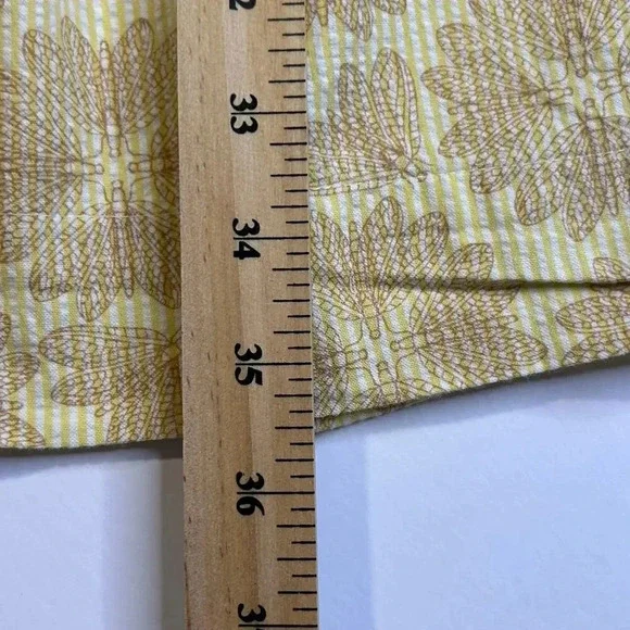 Maeve Anthropologie yellow dragonfly cafe sundress size 8 - Picture 14 of 14